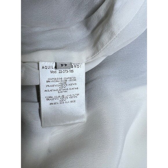 Aquilano Rimondi Sheath Dress Black White Size EU 44 - Picture 13 of 15